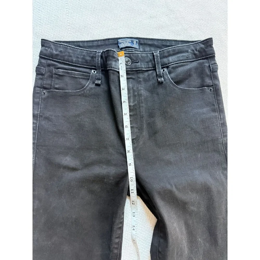 Abercrombie & Fitch Women's Skinny High Rise Jeans black pants sophisticated